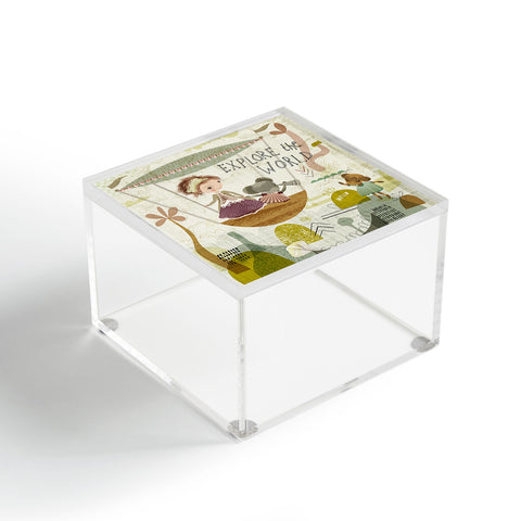 Sabine Reinhart Explore the World Acrylic Box