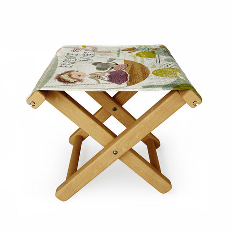 Sabine Reinhart Explore the World Folding Stool