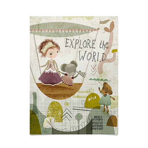 Sabine Reinhart Explore the World Poster