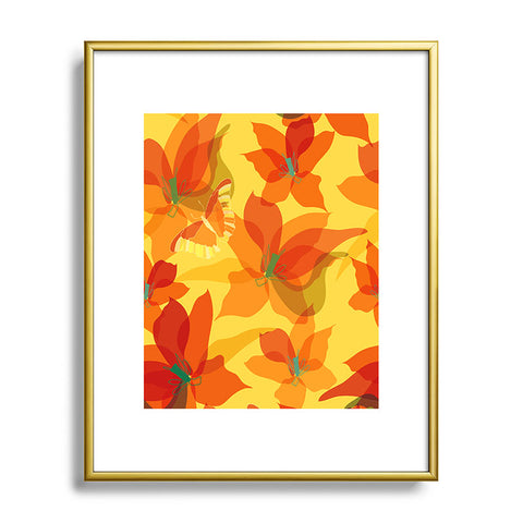 Sabine Reinhart Feel The Beat Metal Framed Art Print