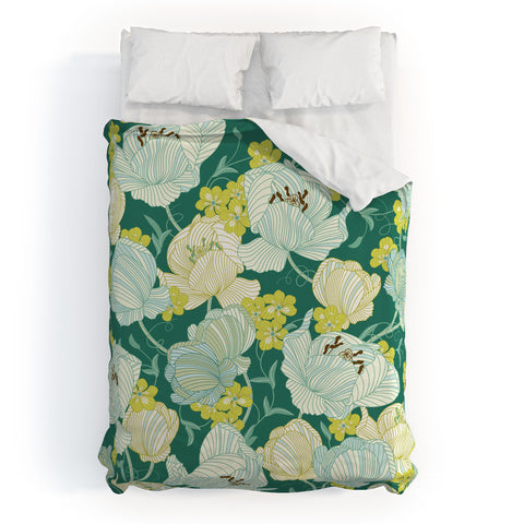 Sabine Reinhart Flower Fields Duvet Cover