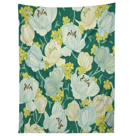 Sabine Reinhart Flower Fields Tapestry