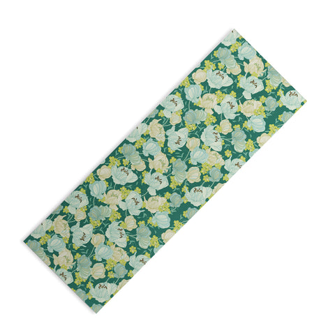 Sabine Reinhart Flower Fields Yoga Mat