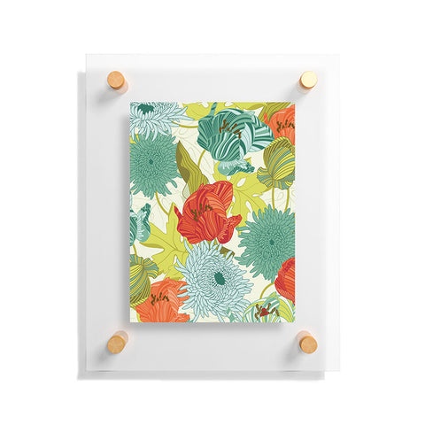 Sabine Reinhart Flower Route Floating Acrylic Print
