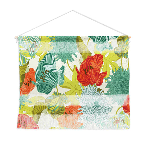 Sabine Reinhart Flower Route Wall Hanging Landscape