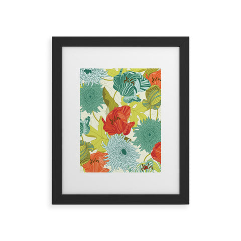 Sabine Reinhart Flower Route Framed Art Print