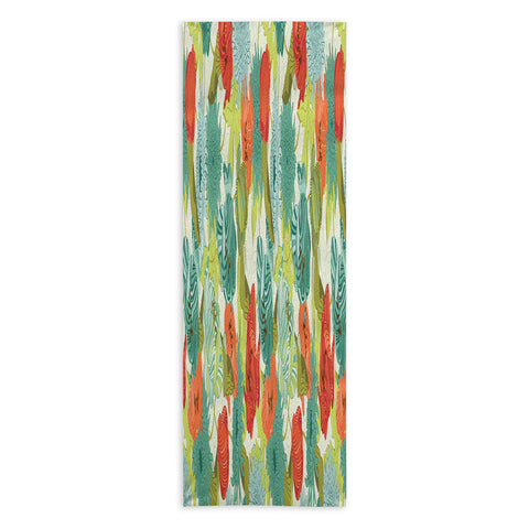 Sabine Reinhart Flower Route Yoga Towel