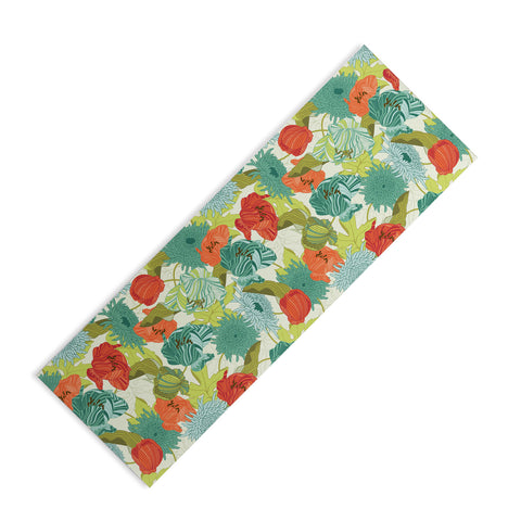 Sabine Reinhart Flower Route Yoga Mat