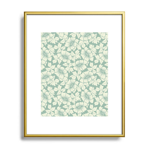 Sabine Reinhart Flowers Everywhere Metal Framed Art Print