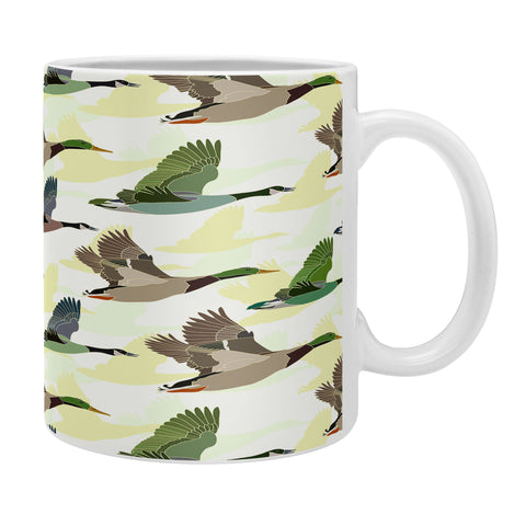 Sabine Reinhart Flying Ducks Coffee Mug