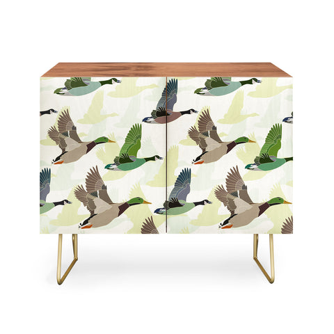 Sabine Reinhart Flying Ducks Credenza