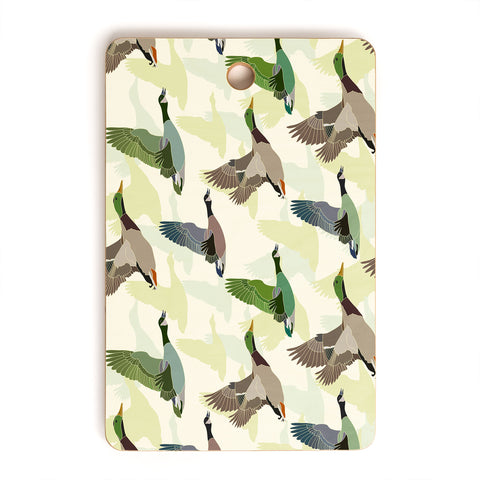 Sabine Reinhart Flying Ducks Cutting Board Rectangle