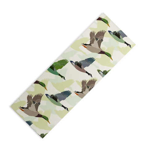 Sabine Reinhart Flying Ducks Yoga Mat