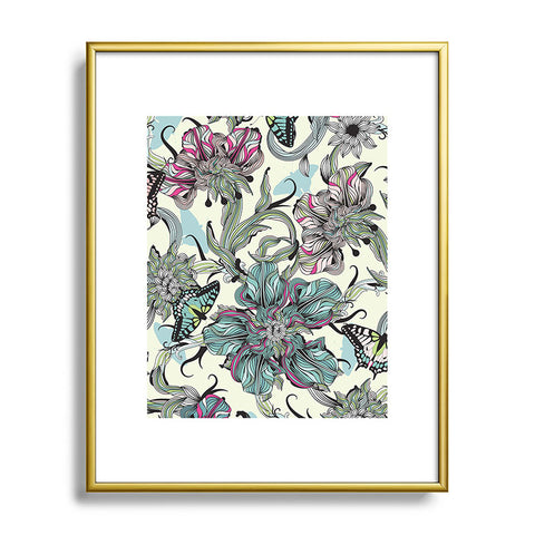 Sabine Reinhart Garden Parade Metal Framed Art Print