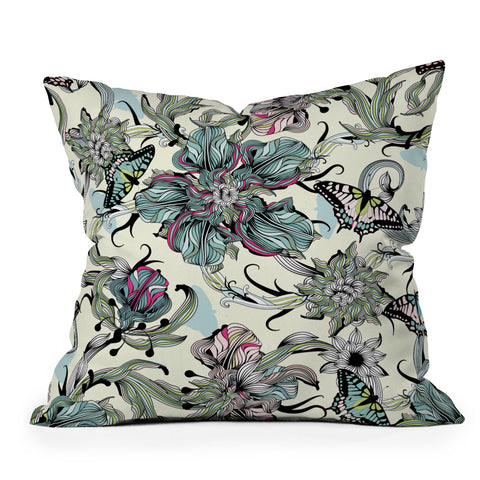 Sabine Reinhart Garden Parade Throw Pillow