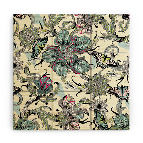 Sabine Reinhart Garden Parade Wood Wall Mural