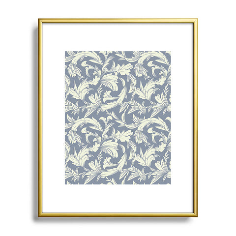 Sabine Reinhart Garden Wall Metal Framed Art Print