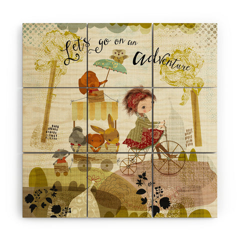 Sabine Reinhart Go on an Adventure Wood Wall Mural