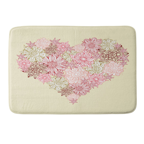 Sabine Reinhart Heart One Memory Foam Bath Mat