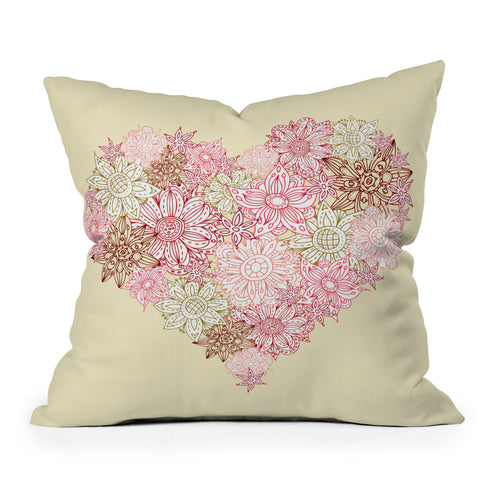 Sabine Reinhart Heart One Throw Pillow