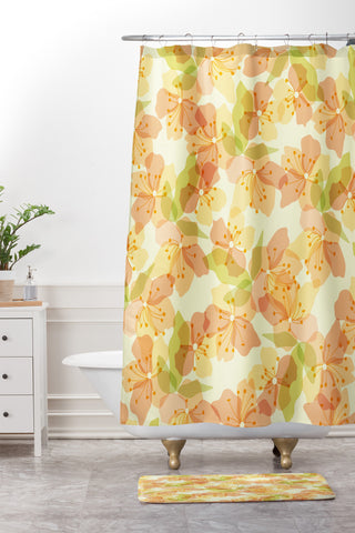 Sabine Reinhart How Sweet It Is Shower Curtain And Mat