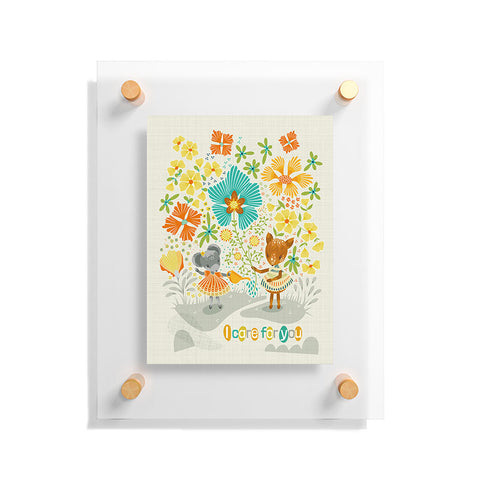 Sabine Reinhart I care for you Floating Acrylic Print