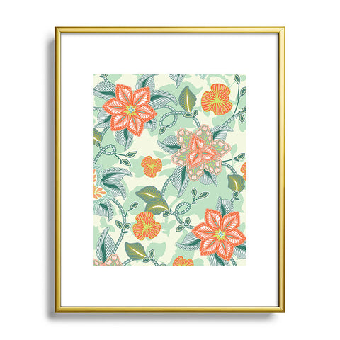 Sabine Reinhart I Will Bring You Flowers Metal Framed Art Print