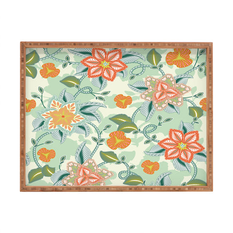Sabine Reinhart I Will Bring You Flowers Rectangular Tray