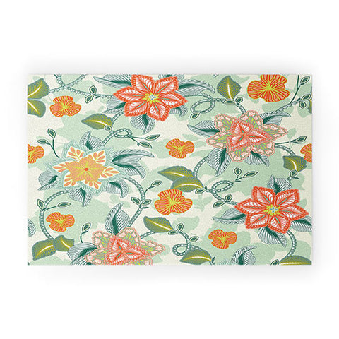 Sabine Reinhart I Will Bring You Flowers Welcome Mat