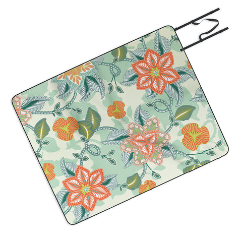 Sabine Reinhart I Will Bring You Flowers Picnic Blanket