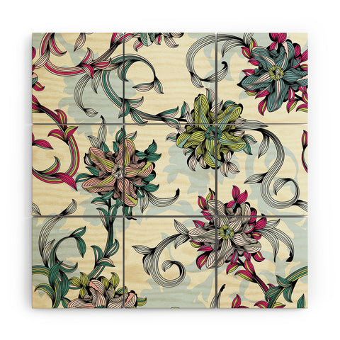 Sabine Reinhart Imagination Blooms Wood Wall Mural