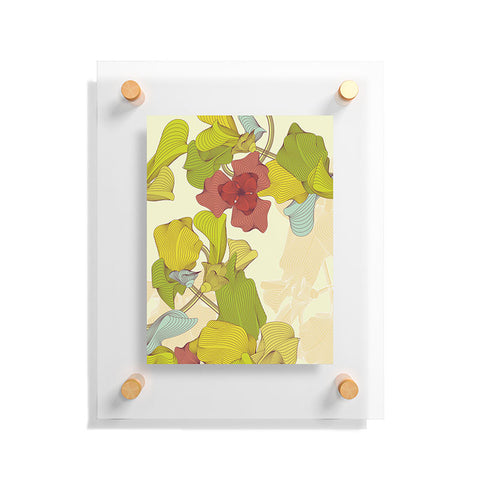 Sabine Reinhart Isle Of Flowers Floating Acrylic Print