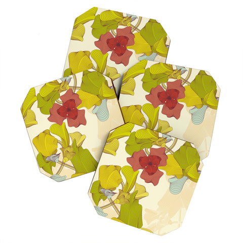 Sabine Reinhart Isle Of Flowers Coaster Set