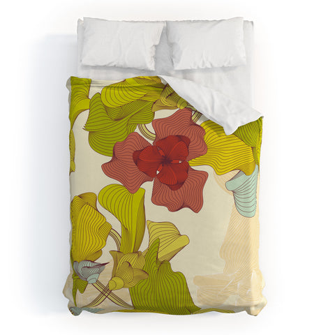 Sabine Reinhart Isle Of Flowers Duvet Cover