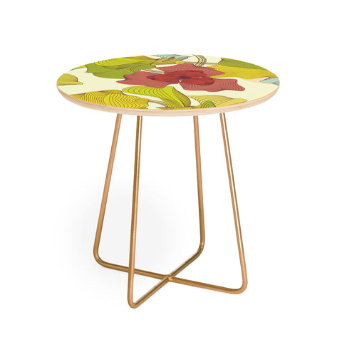 Sabine Reinhart Isle Of Flowers Round Side Table
