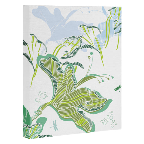 Sabine Reinhart Lake Modern Art Canvas