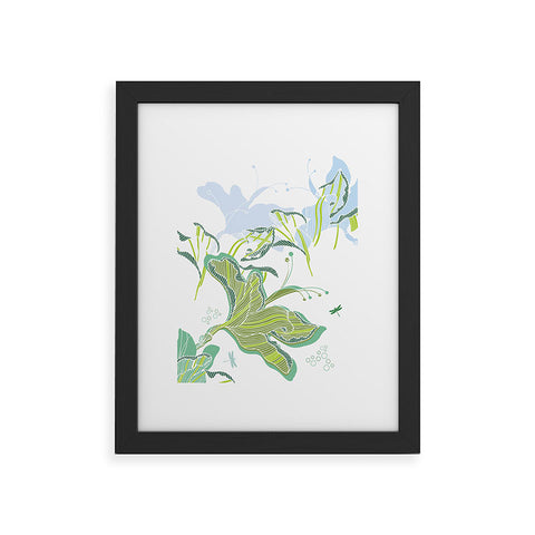 Sabine Reinhart Lake Modern Framed Art Print