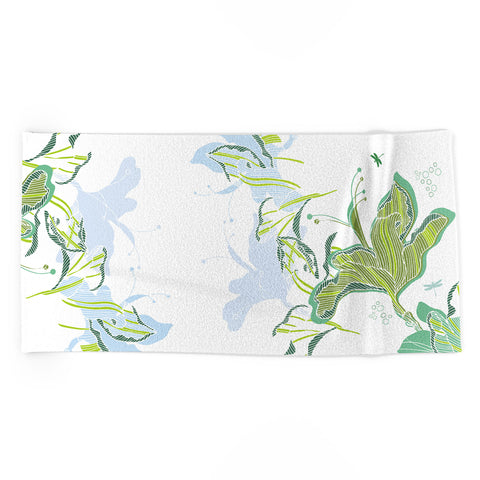 Sabine Reinhart Lake Modern Beach Towel