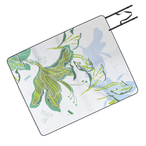 Sabine Reinhart Lake Modern Picnic Blanket