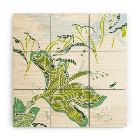Sabine Reinhart Lake Modern Wood Wall Mural