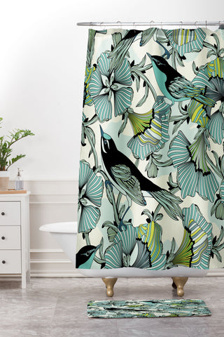 Sabine Reinhart Lavish Love Shower Curtain And Mat