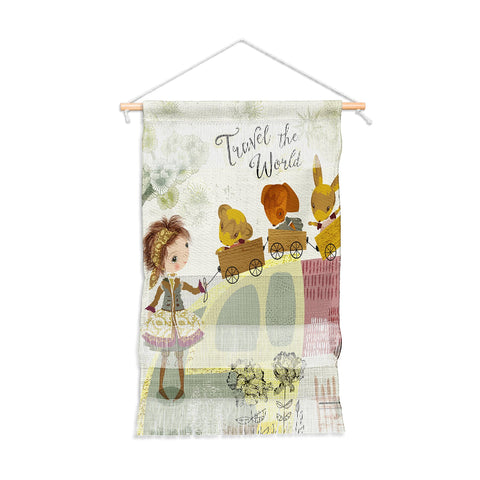 Sabine Reinhart Let Us Travel The World Wall Hanging Portrait