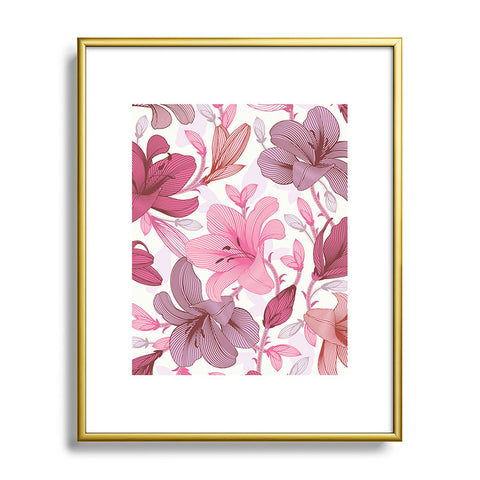 Sabine Reinhart Lost in Love Metal Framed Art Print