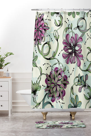 Sabine Reinhart Love Journey Shower Curtain And Mat