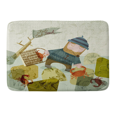 Sabine Reinhart Monday Crab Walk Memory Foam Bath Mat