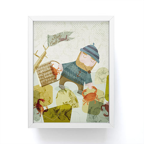 Sabine Reinhart Monday Crab Walk Framed Mini Art Print