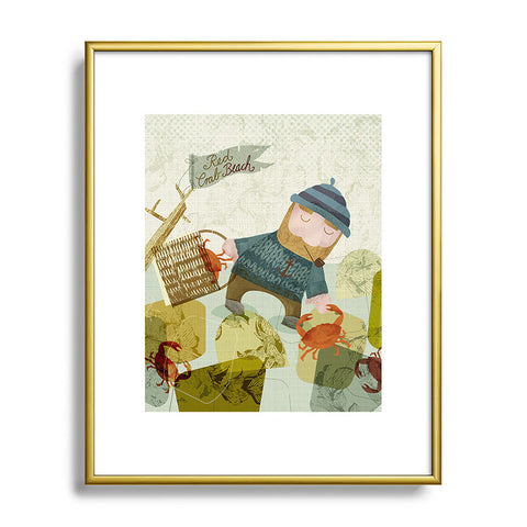 Sabine Reinhart Monday Crab Walk Metal Framed Art Print