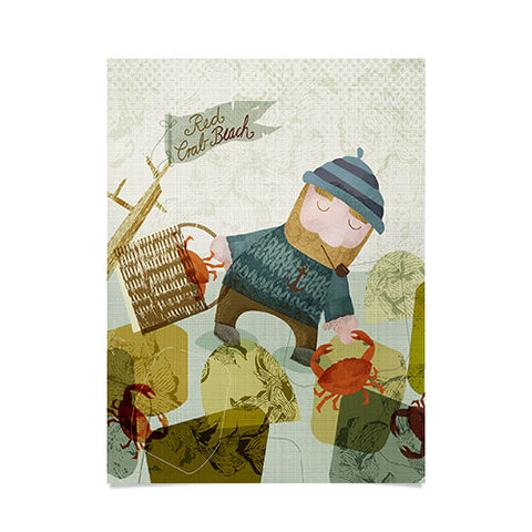 Sabine Reinhart Monday Crab Walk Poster