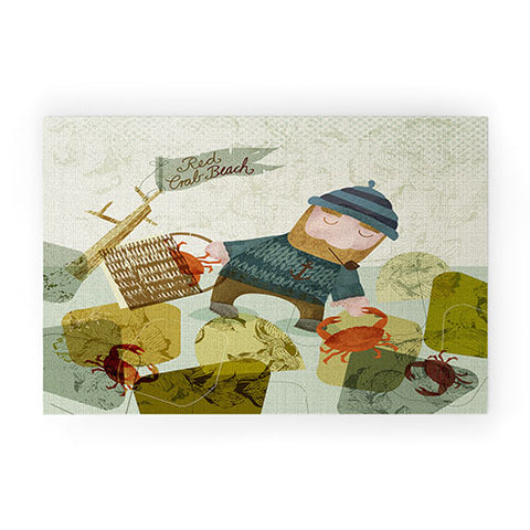 Sabine Reinhart Monday Crab Walk Welcome Mat