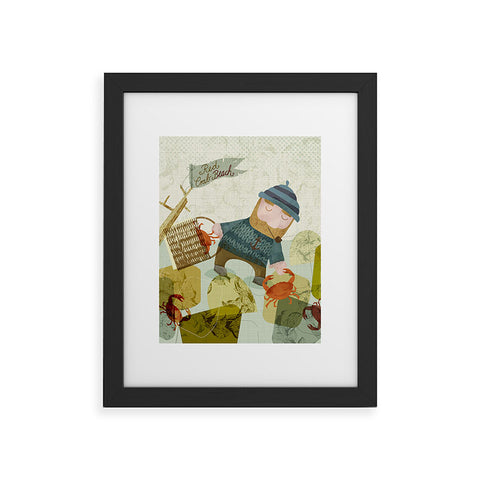 Sabine Reinhart Monday Crab Walk Framed Art Print